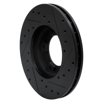 R1 Concepts® - eLINE™ Drilled and Slotted 1-Piece Front Driver Side Brake Rotor