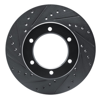 R1 Concepts® - eLINE™ Drilled and Slotted 1-Piece Front Brake Rotor