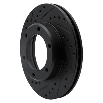 R1 Concepts® - eLINE™ Drilled and Slotted 1-Piece Front Driver Side Brake Rotor