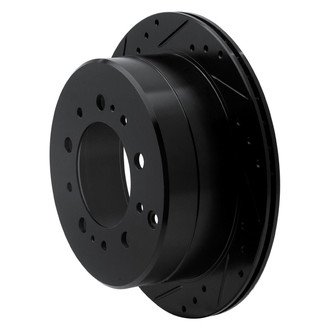 R1 Concepts® - eLINE™ Drilled and Slotted 1-Piece Rear Driver Side Brake Rotor