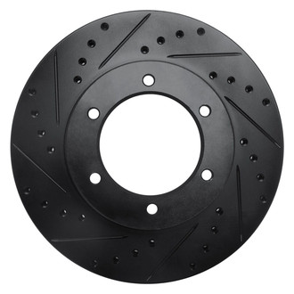 R1 Concepts® - eLINE™ Drilled and Slotted 1-Piece Front Brake Rotor
