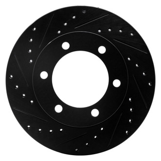 R1 Concepts® - eLINE™ Drilled and Slotted 1-Piece Front Brake Rotor