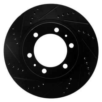 R1 Concepts® - eLINE™ Drilled and Slotted 1-Piece Front Driver Side Brake Rotor