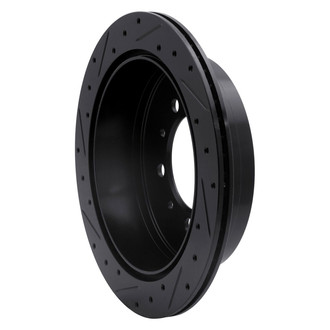 R1 Concepts® - eLINE™ Drilled and Slotted 1-Piece Rear Passenger Side Brake Rotor