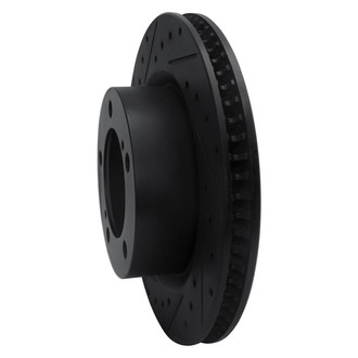 R1 Concepts® - eLINE™ Drilled and Slotted 1-Piece Front Driver Side Brake Rotor