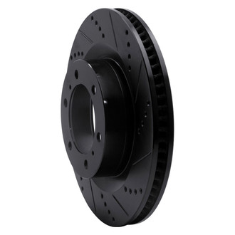 R1 Concepts® - eLINE™ Drilled and Slotted 1-Piece Front Passenger Side Brake Rotor
