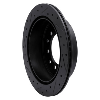 R1 Concepts® - eLINE™ Drilled and Slotted 1-Piece Rear Passenger Side Brake Rotor