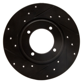 R1 Concepts® - eLINE™ Drilled and Slotted 1-Piece Front Brake Rotor