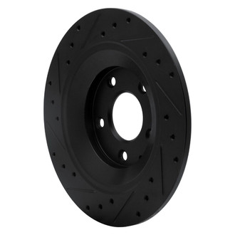 R1 Concepts® - eLINE™ Drilled and Slotted 1-Piece Rear Passenger Side Brake Rotor
