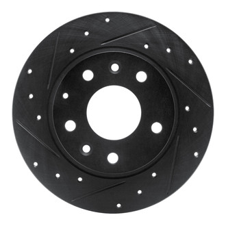 R1 Concepts® - eLINE™ Drilled and Slotted 1-Piece Rear Driver Side Brake Rotor