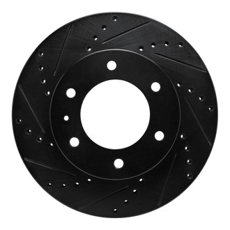 R1 Concepts® - eLINE™ Drilled and Slotted 1-Piece Front Brake Rotor