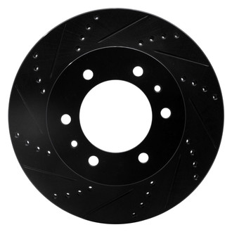R1 Concepts® - eLINE™ Drilled and Slotted 1-Piece Front Driver Side Brake Rotor
