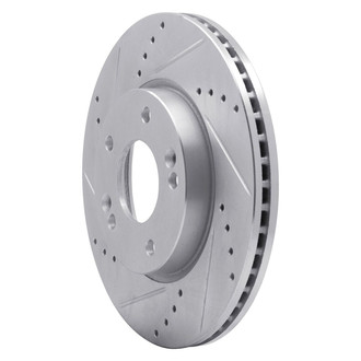 R1 Concepts® - eLINE™ Drilled and Slotted 1-Piece Front Driver Side Brake Rotor