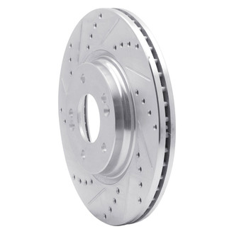 R1 Concepts® - eLINE™ Drilled and Slotted 1-Piece Front Driver Side Brake Rotor