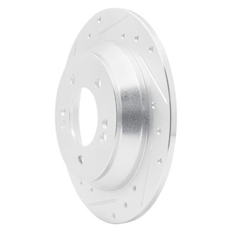R1 Concepts® - eLINE™ Drilled and Slotted 1-Piece Rear Driver Side Brake Rotor