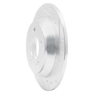 R1 Concepts® - eLINE™ Drilled and Slotted 1-Piece Rear Passenger Side Brake Rotor