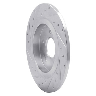 R1 Concepts® - eLINE™ Drilled and Slotted 1-Piece Rear Passenger Side Brake Rotor