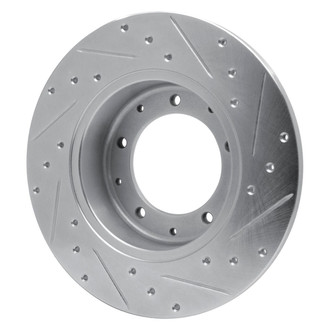R1 Concepts® - eLINE™ Drilled and Slotted 1-Piece Rear Driver Side Brake Rotor
