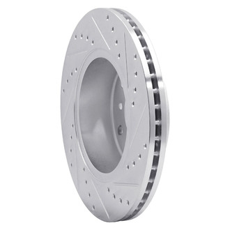 R1 Concepts® - eLINE™ Drilled and Slotted 1-Piece Front Driver Side Brake Rotor