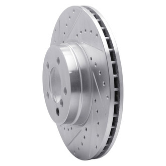 R1 Concepts® - eLINE™ Drilled and Slotted 1-Piece Front Driver Side Brake Rotor