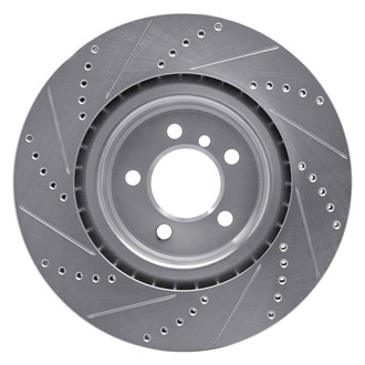 R1 Concepts® - eLINE™ Drilled and Slotted 1-Piece Front Passenger Side Brake Rotor