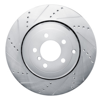R1 Concepts® - eLINE™ Drilled and Slotted 1-Piece Rear Driver Side Brake Rotor
