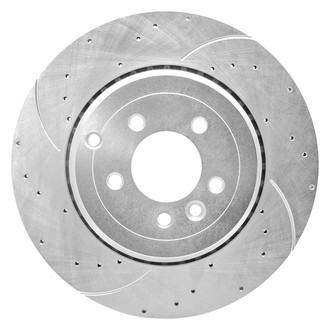 R1 Concepts® - eLINE™ Drilled and Slotted 1-Piece Rear Driver Side Brake Rotor