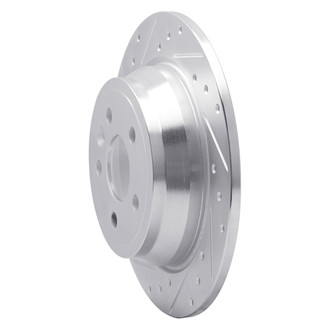 R1 Concepts® - eLINE™ Drilled and Slotted 1-Piece Rear Driver Side Brake Rotor