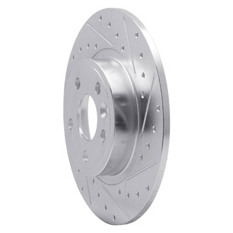 R1 Concepts® - eLINE™ Drilled and Slotted 1-Piece Rear Passenger Side Brake Rotor