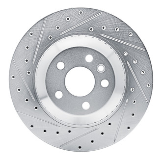 R1 Concepts® - eLINE™ Drilled and Slotted 1-Piece Rear Driver Side Brake Rotor