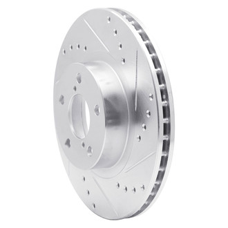 R1 Concepts® - eLINE™ Drilled and Slotted 1-Piece Front Passenger Side Brake Rotor