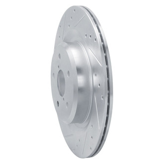 R1 Concepts® - eLINE™ Drilled and Slotted 1-Piece Rear Driver Side Brake Rotor