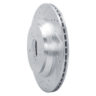 R1 Concepts® - eLINE™ Drilled and Slotted 1-Piece Rear Driver Side Brake Rotor