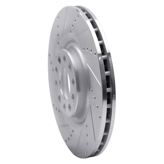 R1 Concepts® - eLINE™ Drilled and Slotted 1-Piece Front Driver Side Brake Rotor