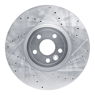 R1 Concepts® - eLINE™ Drilled and Slotted 1-Piece Front Passenger Side Brake Rotor
