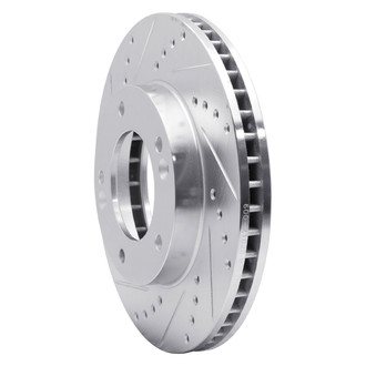 R1 Concepts® - eLINE™ Drilled and Slotted 1-Piece Front Driver Side Brake Rotor