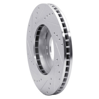 R1 Concepts® - eLINE™ Drilled and Slotted 1-Piece Front Passenger Side Brake Rotor