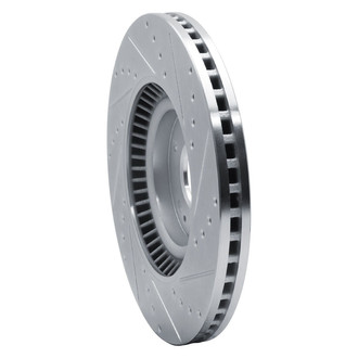 R1 Concepts® - eLINE™ Drilled and Slotted 1-Piece Front Driver Side Brake Rotor