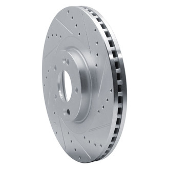R1 Concepts® - eLINE™ Drilled and Slotted 1-Piece Front Passenger Side Brake Rotor