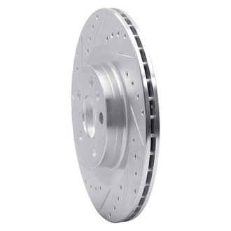 R1 Concepts® - eLINE™ Drilled and Slotted 1-Piece Rear Driver Side Brake Rotor