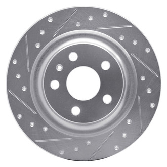 R1 Concepts® - eLINE™ Drilled and Slotted 1-Piece Rear Driver Side Brake Rotor