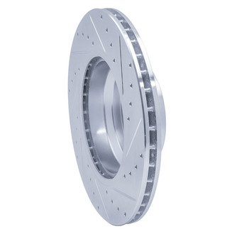 R1 Concepts® - eLINE™ Drilled and Slotted 1-Piece Front Driver Side Brake Rotor
