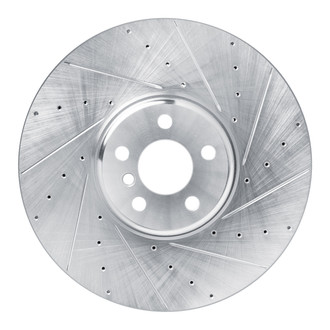 R1 Concepts® - eLINE™ Drilled and Slotted 1-Piece Front Driver Side Brake Rotor