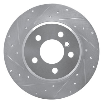 R1 Concepts® - eLINE™ Drilled and Slotted 1-Piece Rear Driver Side Brake Rotor