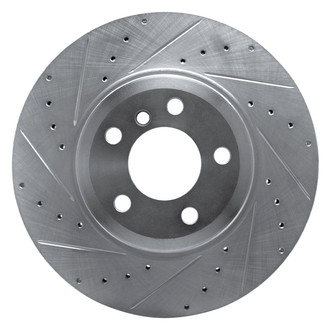 R1 Concepts® - eLINE™ Drilled and Slotted 1-Piece Rear Driver Side Brake Rotor