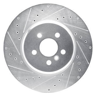 R1 Concepts® - eLINE™ Drilled and Slotted 1-Piece Front Driver Side Brake Rotor