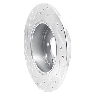 R1 Concepts® - eLINE™ Drilled and Slotted 1-Piece Rear Passenger Side Brake Rotor