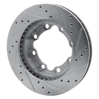 R1 Concepts® - eLINE™ Drilled and Slotted 1-Piece Front Driver Side Brake Rotor