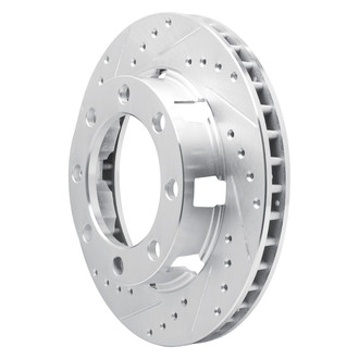 R1 Concepts® - eLINE™ Drilled and Slotted 1-Piece Front Driver Side Brake Rotor