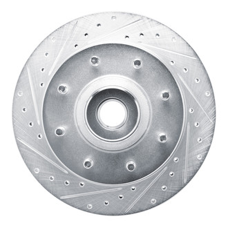 R1 Concepts® - eLINE™ Drilled and Slotted 1-Piece Front Driver Side Brake Rotor